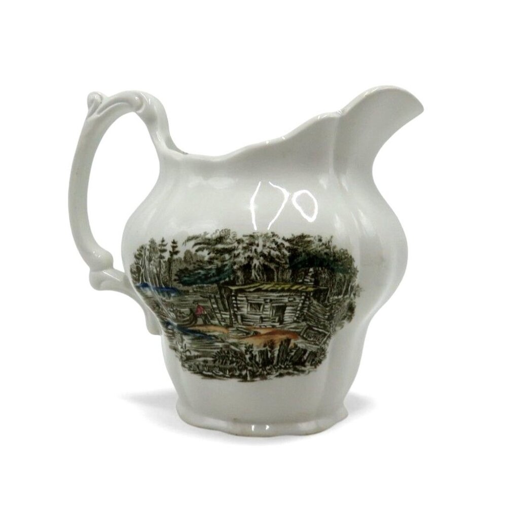 Ridgway Creamer Shanty on Lake England 60s Vintage